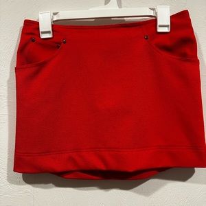 Red UO Mini Skirt!